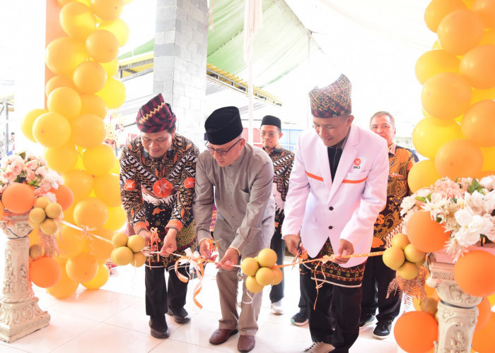 Resmikan Kantor DPD PKS Tanggamus, Ini Pesan Ketua DPW PKS Lampung ke Jajaran DPD PKS 