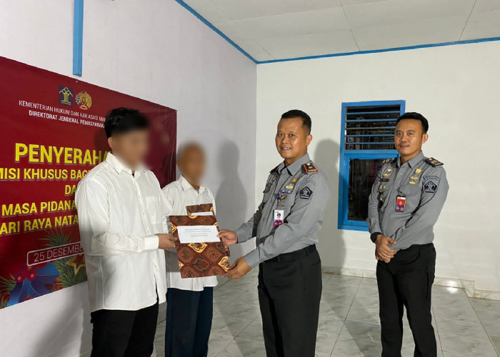 Dua Napi di Lapas Kota Agung Terima Remisi Natal