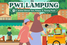 Gandeng Dinas Perindag Hari Ini PWI Lampung Gelar Pasar Murah