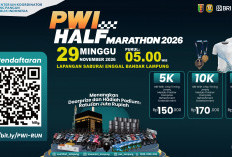 Buruan Daftar! PWI Half Marathon 2026 Banjir Hadiah Ratusan Juta Hingga Puluhan Motor