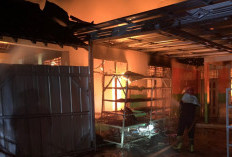 Setelah Toko Terbakar, Kini Gudang Diamond Berkah di Wonosobo Dilalap Api