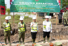Wagub Lampung Groundbreaking Jembatan Perintis Garuda, Perkuat Akses Kalipasir