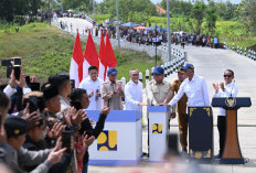 Presiden Prabowo Resmikan 7 Ruas Jalan Inpres di Lampung
