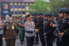 Kapolda Lampung Pimpin Apel Gelar Pasukan Operasi Ketupat 2026