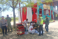 Pos Terpadu Polres Pringsewu Layani Pemudik 24 Jam, Bisa Cek Kesehatan Hingga Bengkel Gratis