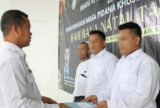 3 Warga Binaan Lapas Kotaagung Terima Remisi Khusus Natal 2025