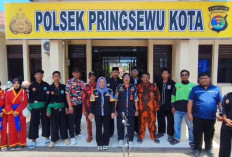 Polsek Pringsewu Hidupkan Kembali Kentongan, 'Alarm' Tradisional di Masyarakat 