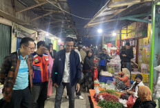 Wabup Tanggamus Tinjau Penertiban Pasar Gisting, Pedagang Hamparan Mulai Pindah ke Dalam Pasar