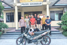Kurang dari 24 Jam, Polisi Ringkus Dua Residivis Curanmor di Lampung Tengah