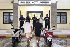 Bermodal Kunci Duplikat, Dua Pria Curi Motor di Kolongan Burung Merpati Tanggamus
