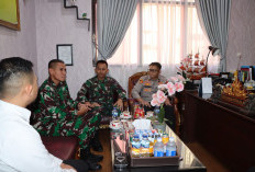 Pasis Seskoad Kunjungi Polres Tanggamus, Bahas Strategi Cegah Karhutla