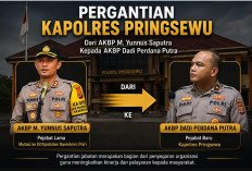 Kapolres Pringsewu Berganti, AKBP Dadi Perdana Putra Gantikan AKBP M.Yunnus Saputra