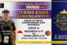 Sikambara Gelar Nobar Timnas U-17 di Umitra, Ajak Masyarakat Dukung Garuda Muda