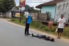 Awalnya Dikira Korban Kecelakaan, Pria Tergeletak di Jalinsum Pringsewu Ternyata ODGJ Asal Tanggamus