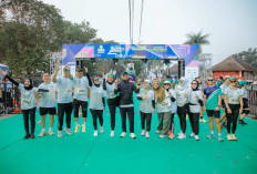 Gubernur Lampung  Meriahkan Half Marathon 2026, Ribuan Pelari Padati PKOR Way Halim