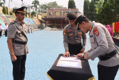 Pimpin Sertijab Kabaglog Kapolres Tanggamus Tekankan Efisiensi dan Transparansi