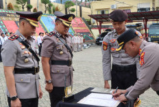 Jabatan Wakapolres Tanggamus dan Kasat Intelkam Resmi Diserahterimakan 