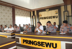 Hadapi Natal dan Tahun baru 2026, Polres Pringsewu Gelar Rakor Kesiapan Ops Lilin 