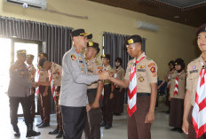 Kapolres Lepas Kontingen Saka Bhayangkara Pringsewu, Siap Harumkan Nama Daerah di Tingkat Provinsi