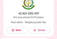 Catut Nama Kasi Pidsus, Kejari Tanggamus Minta Warga Abaikan Nomor WhatsApp Palsu