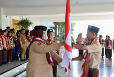 Umi Laila Lepas Kontingen Kwarcab Pringsewu Ikuti Jambore Nasional XII 