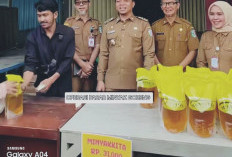 Bupati Pringsewu Tinjau Operasi Pasar Minyak Goreng