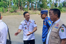 Sekda Tanggamus Tinjau Tanggul Way Belu Yang Jebol Pastikan Penanganan Darurat