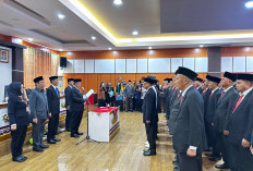 Bupati Tanggamus Lantik 9 JPTP Hasil Selter dan Belasan Pejabat Eselon III dan IV