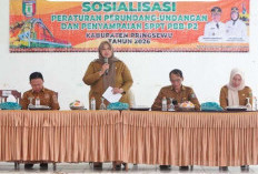 Wabup Pringsewu Sosialisasikan Perda Pajak dan Retribusi Daerah di Gadingrejo