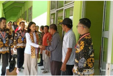 Anggota DPR RI Ruby Hadiri Peresmian Laboratorium IPA dan Perpustakaan di SMP Satu Atap Pugung 