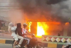 Warung Dekat SPBU Kota Agung Terbakar, Sempat Terdengar Ledakan
