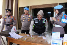 Tes Urine Mendadak, Puluhan Personel Polres Pringsewu Dinyatakan Negatif Narkoba