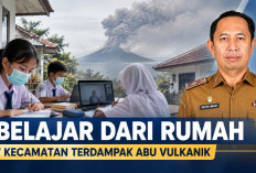 Debu Vulkanik Anak Krakatau, Sekolah di 7 Kecamatan Tanggamus Terapkan Belajar dari Rumah