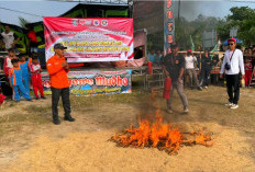 Waspada Karhutla, Destana Kresnomulyo Barat Digembleng Teknik Pemadaman