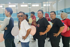 Aksi Kocak Warnai Perlombaan HUT 81 RI, Wartawan IJP Lampung Adu Kekompakan