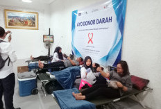 Forum CSR Lampung dan PT Etos Indonusa Gelar Donor Darah Inklusif, Himpun 55 Kantong Darah