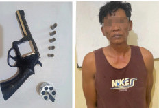 Simpan Senpi Rakitan di Dalam Mobil, Sopir Travel Diciduk Polisi