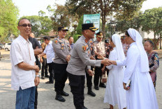 Kapolres Pringsewu Sambangi Gereja Santo Yusup, Serukan Toleransi dan Waspada Kejahatan