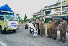 Bupati Riyanto Pamungkas Lepas Logistik Pilkakon Pringsewu, 140.854 Pemilih Masuk DPT