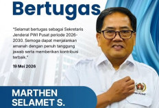 Marthen Selamet Susanto Resmi Jabat Sekjen PWI Pusat