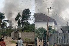 Rumah Warga Madang Atas Kota Agung Ludes Terbakar, Pemilik Alami Luka Bakar dan Dilarikan ke Rumah Sakit