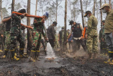 Karhutla TNWK Belum Padam, 360 Personel Dikerahkan dan Kesehatan Warga Diperiksa