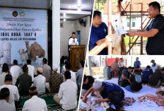Iduladha di Lapas Kotaagung Penuh Khidmat, Wabin dan Petugas Salat Eid hingga Pemotongan Kurban
