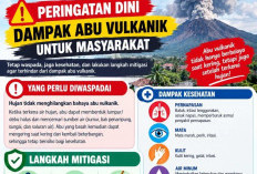 Abu Vulkanik Anak Krakatau Menerpa, BPBD Tanggamus Minta Warga Waspada
