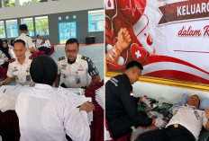 Semarak HUT Ke-81 RI, Lapas-Rutan Kotaagung Gelar Donor Darah