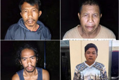 Polres Mesuji Ungkap Perburuan Tapir di Register 45, Empat Pelaku Diamankan