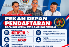 Pekan Depan Pendaftaran Bacalon Ketua PWI Lampung Dibuka