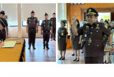 Kajari Tanggamus Lantik Kasi Pidsus dan Kacabjari, Tekankan Profesionalisme dan Integritas