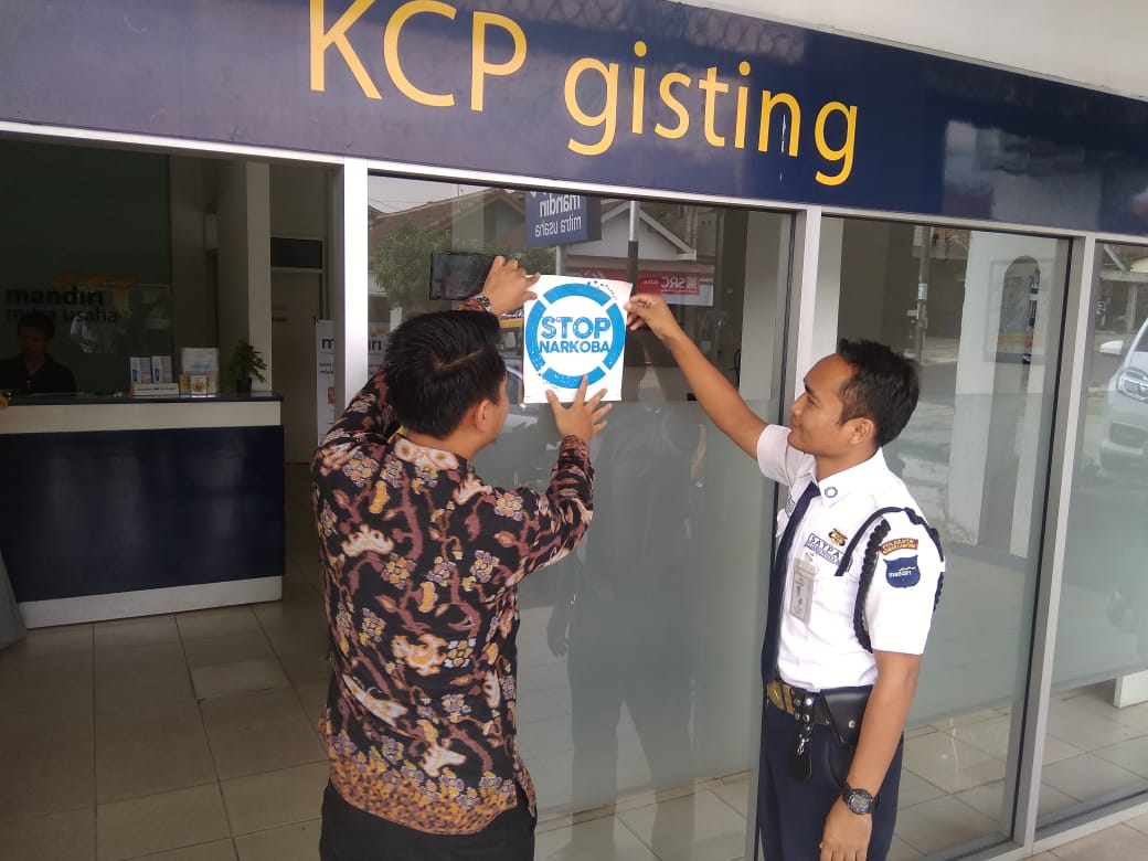 Peringati HANI, BNNK Pasang Banner dan Tempel Sticker