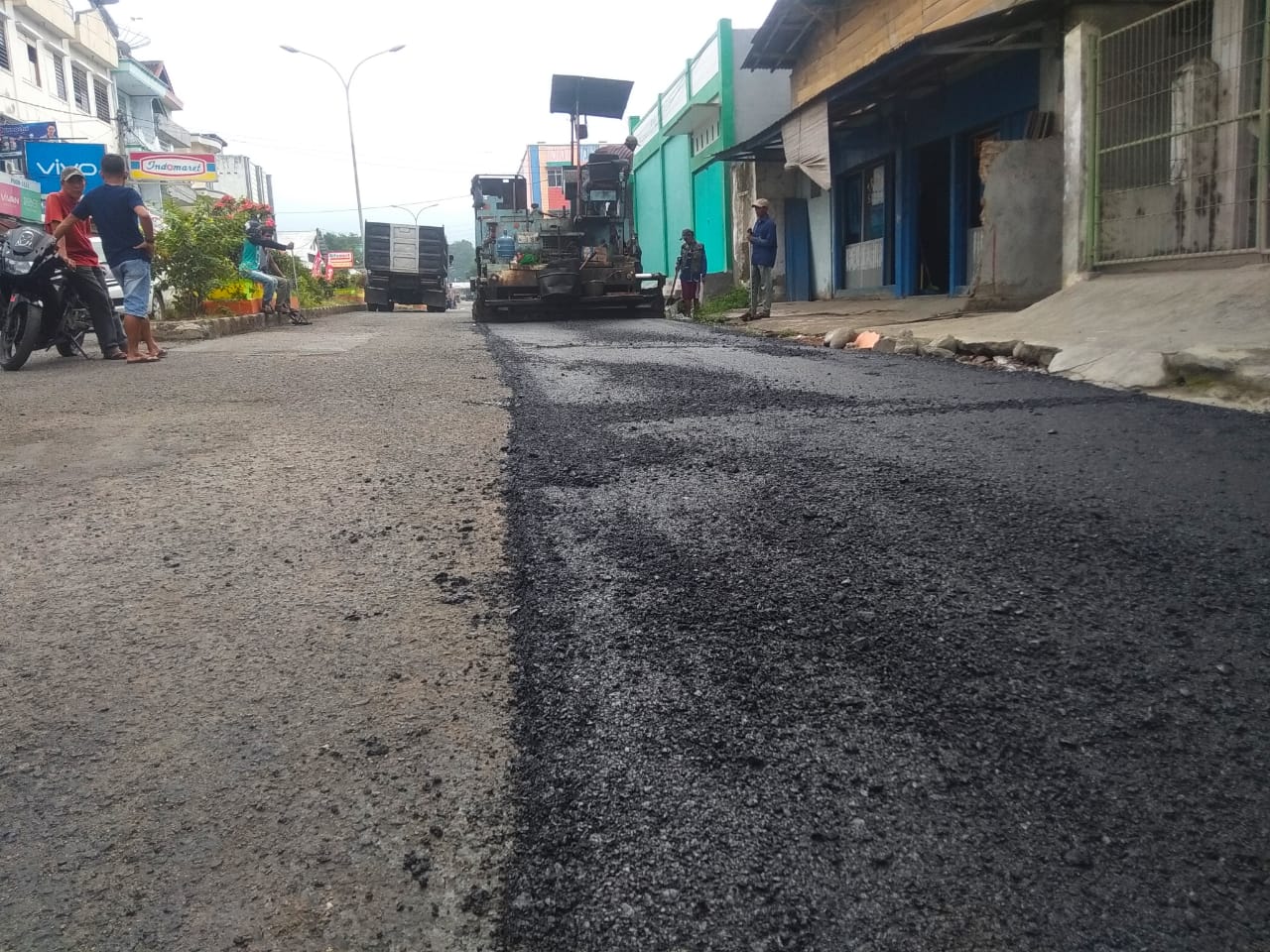 Habiskan Dana Rp 2,4 Miliar, Perbaikan Ruas Jalan Samudera Tanpa Plang Proyek